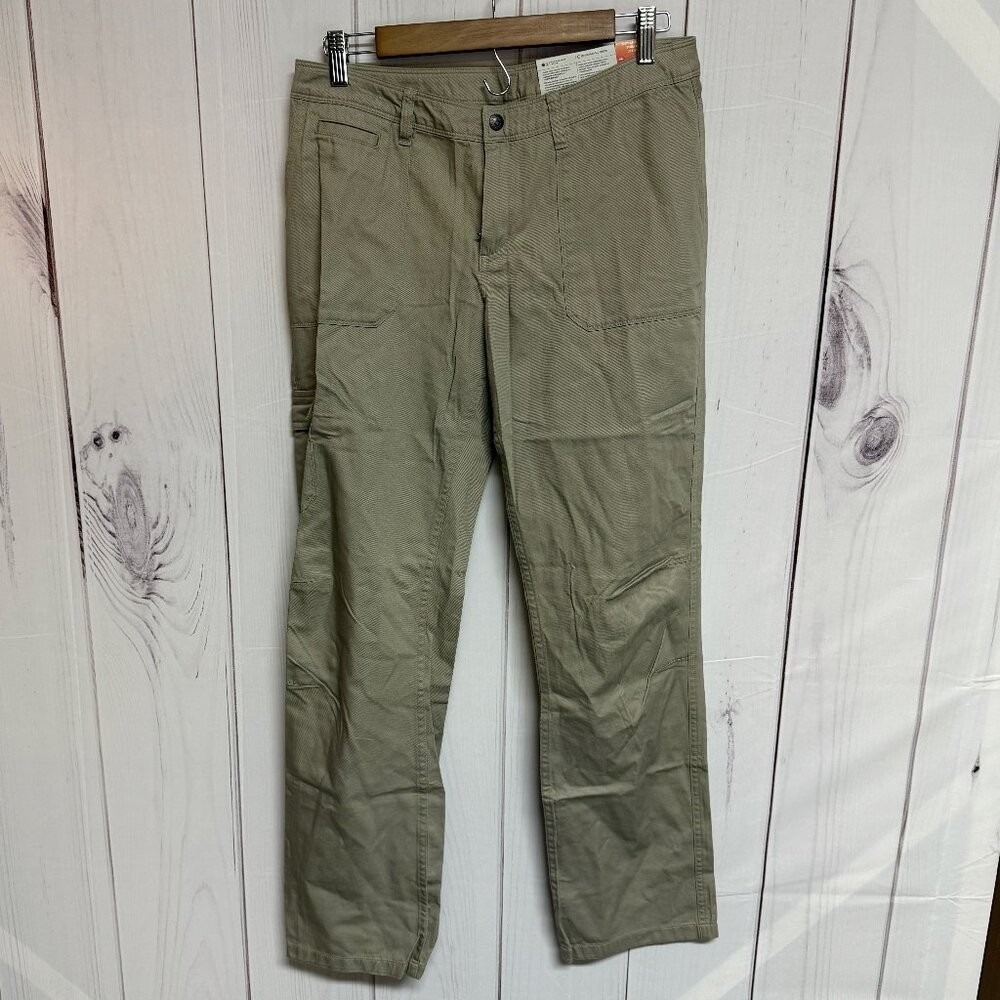 Patagonia Women's Desert Twill Pants 8 Driftwood Khaki Organic Cotton NWT